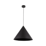 Nowoczesna czarna lampa wisząca Cono XL TK - 50cm
