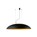 Piękna czarno-złota lampa wisząca Canoe - 117cm