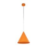 Pomarańczowa lampa wisząca Cono TK - żywy odcień orange