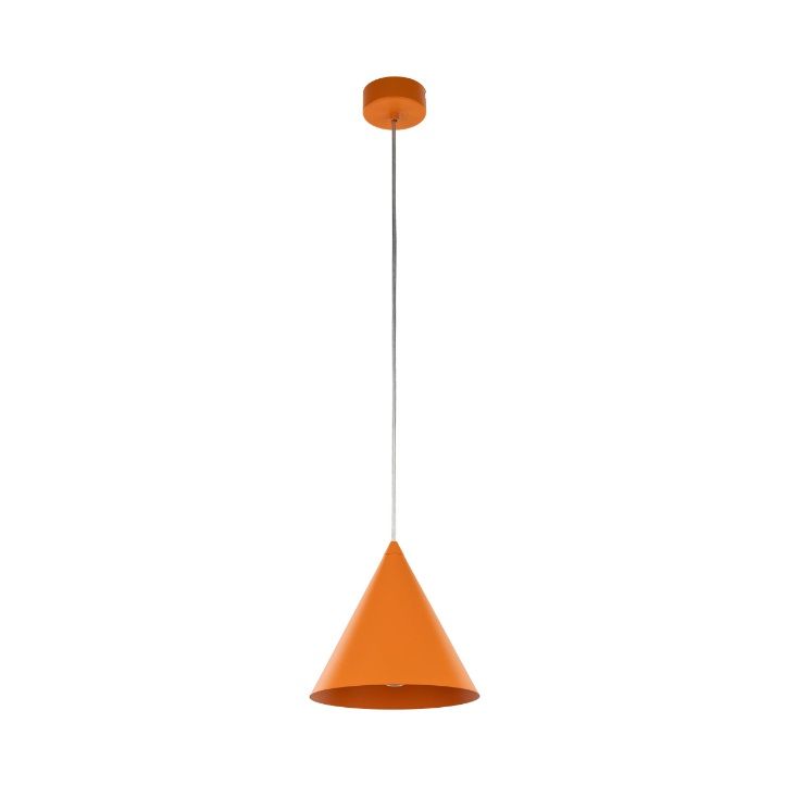 Pomarańczowa minimalistyczna lampa wisząca Cono MINI TK