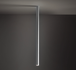 Punktowa lampa tuba sufitowa Fourty L - 90 cm - biała