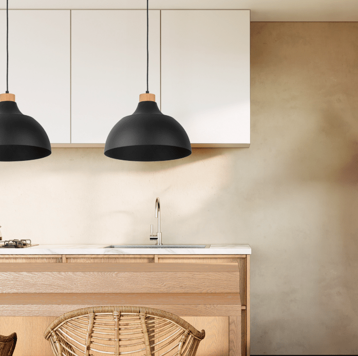 Skandynawska lampa wisząca do kuchni Cap TK