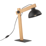 Skandynawska lampka biurkowa - Oslo TK - drewniana