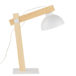 Skandynawska lampka stołowa - Oslo TK - biała