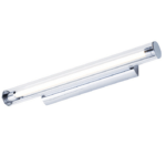 Srebrny kinkiet do łazienki ION LED - chromowana tuba 59cm