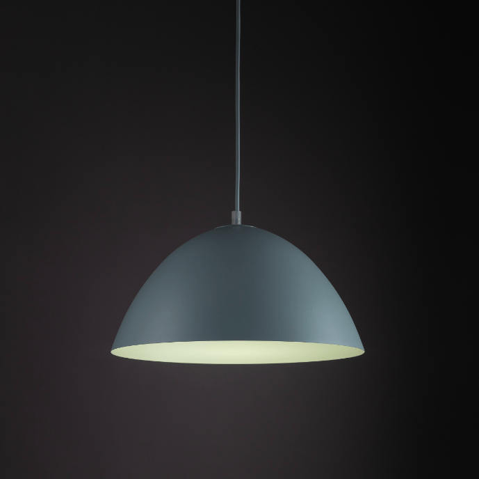 Sufitowa lampa Faro jasnoniebieska - 33 cm