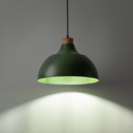 Zielona lampa wisząca nad wyspę Cap TK