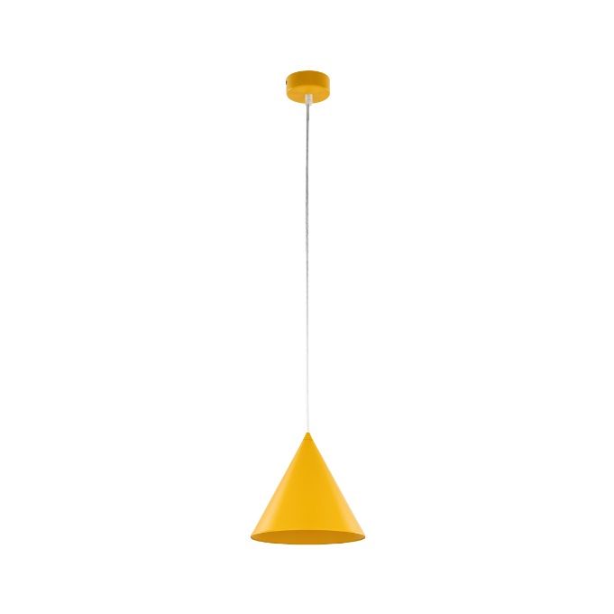 Żółta lampa wisząca stożek Cono MINI TK