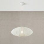 Biała siatkowa lampa wisząca - Florence 60
