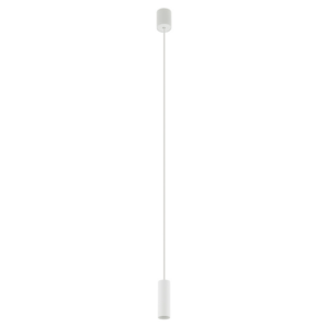 Biała wisząca tubka Fourty S - 12 cm - minimalistyczna