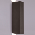 Czarny geometryczny kinkiet 3D Malmo - ozdobne światło