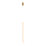 Elegancka złota tuba wisząca Laser - 75cm