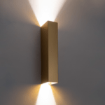 Kinkiet 3D Malmo - refleksyjne światło odbite
