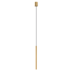 Wisząca lampa Laser 49cm - złota długa tuba