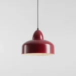 Czerwona lampa wisząca Como - nowoczesny, nieduży klosz, z kolekcji Artera Colours - 2