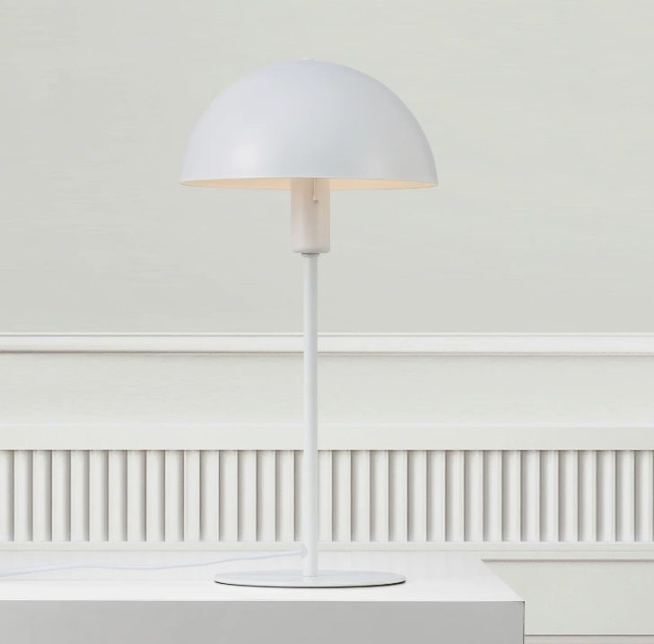 Biała lampka stołowa Ellen 20 - Nordlux