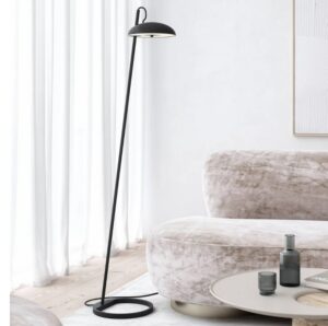 Elegancka czarna lampa podłogowa Versale - DFTP