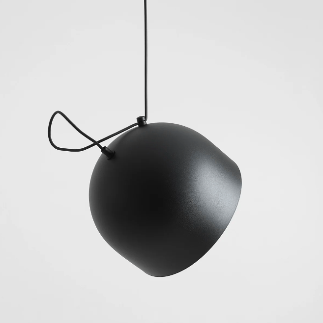 Lampa wisząca Noor 3 - czarny klosz