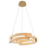 Złota elegancka lampa wisząca glamour Tarja LED CCT, 36W