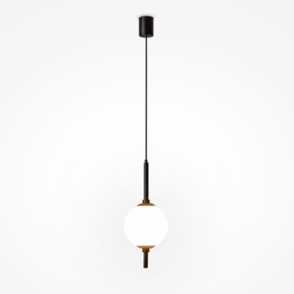 Czarna lampa wisząca kula The Sixth Sense Maytoni