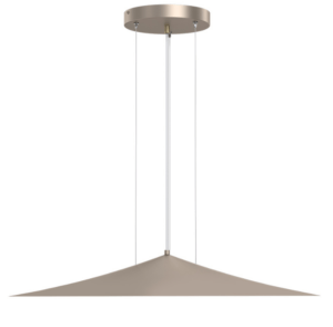 Designerska lampa wisząca Brito - duży płaski stożek