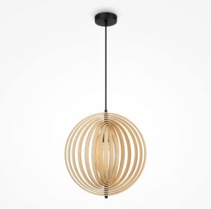 Drewniana designerska lampa wisząca Roots - 43 cm