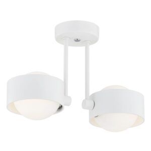 Lampa sufitowa z 2 białymi kulami Massimo - IP44 łazienkowa