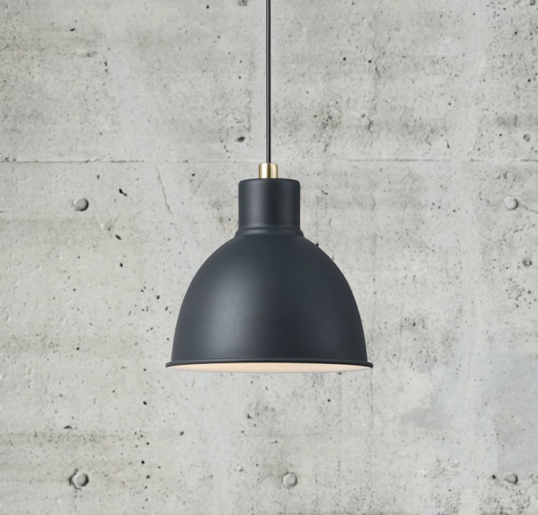 SALE! Antracytowa lampa wisząca Pop Rough - Nordlux - metalowa
