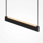 Lampa wisząca LED ze światłem odbitym - Ambience - aluminiowy dysk - 1