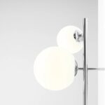 Srebrny kinkiet do łazienki - lampa sufitowa Dione 3