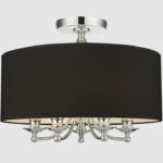 Żyrandol w stylu hamptons Abu Dhabi 50 - srebrno-czarny