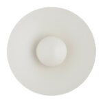 Biały kinkiet do salonu Bolton LED - płaski