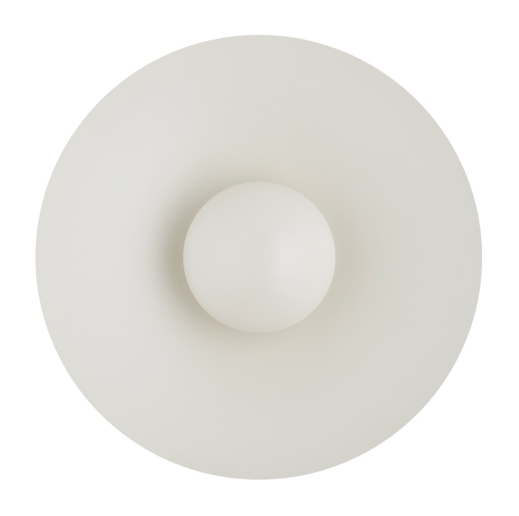 Biały kinkiet do salonu Bolton LED - płaski