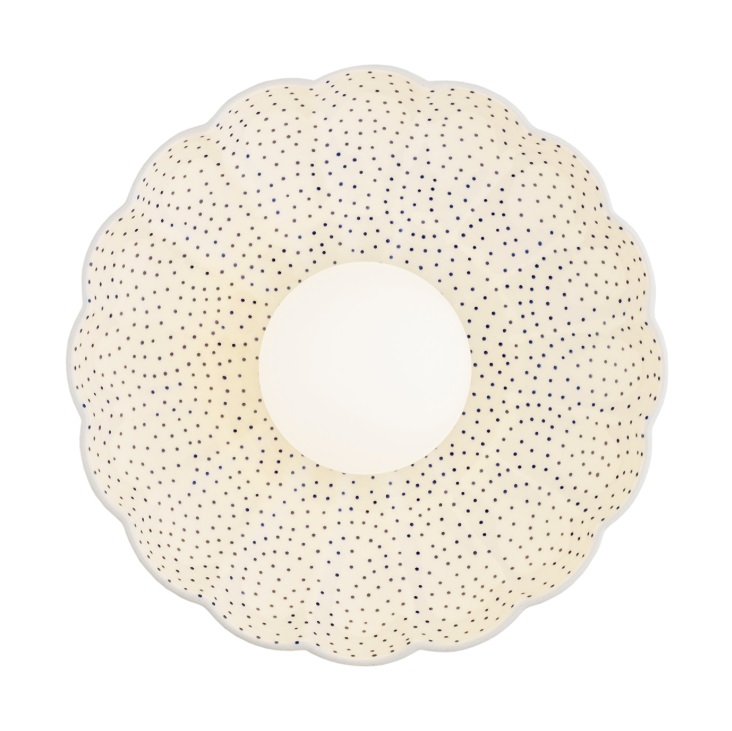 Ceramiczny kinkiet - plafon Boll - Bolesławiec