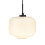 Nowoczesna lampa wisząca Arp D25 - czarna