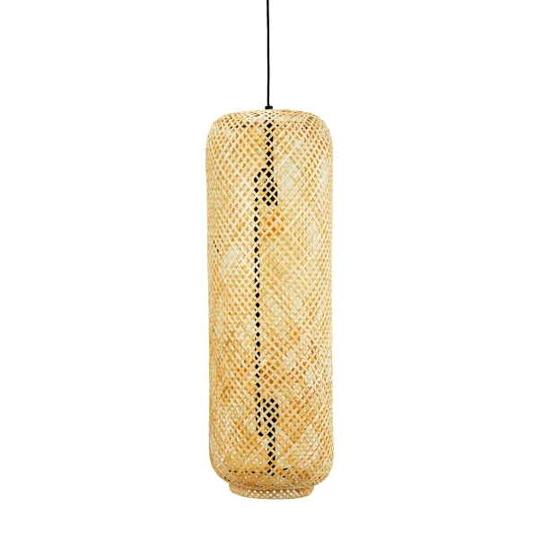 Wysoka lampa bambusowa Boom - boho 95 cm