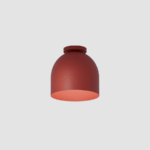 Czerwony minimalistyczny plafon Rio - dekoracyjna terracotta