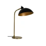 elegancka lampa stojaca zloto czarna styl skandynawski