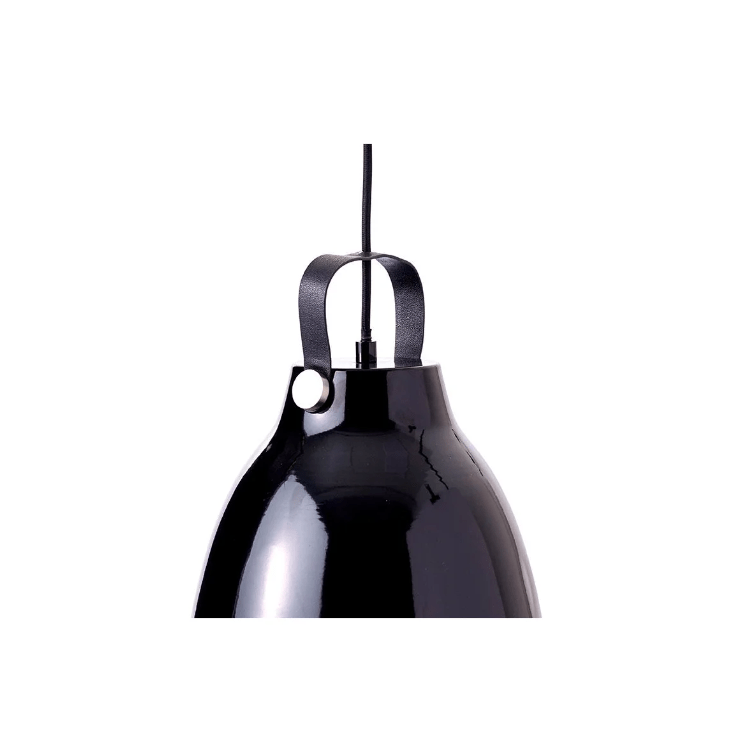 Elegancka lampa wisząca Copenhagen D26.5 - skórzany pasek