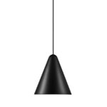 SALE! Czarna lampa wisząca stożkowa Nono 23,5 - DFTP