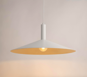 Biała lampa wisząca Hoshiko 70 cm w stylu japońskim