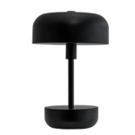 Czarna lampa mobilna Haipot LED - IP44, ładowana USB