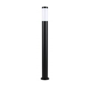 Czarna lampa stojąca do ogrodu Inox ST110 IP44 - okrągła