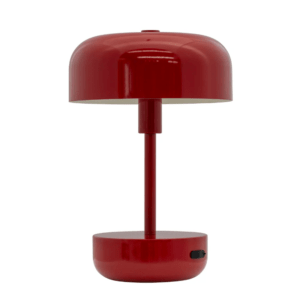 Czerwona lampka na taras i balkon Haipot LED - IP44, USB