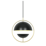 Designerska lampa wisząca Tavia - 2 okrągłe klosze odbijające światło