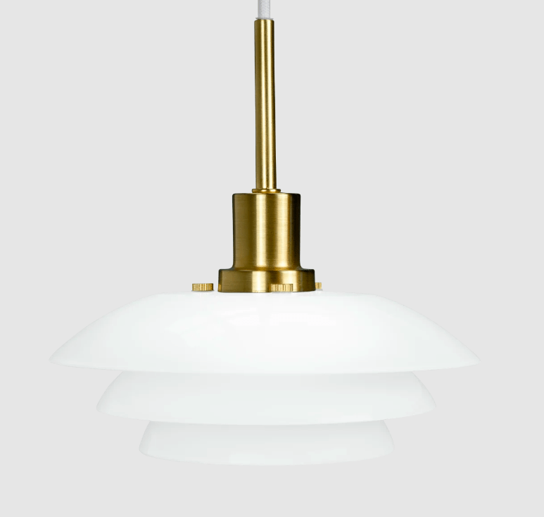 Elegancka lampa nad stolik Morph 20 - szklana