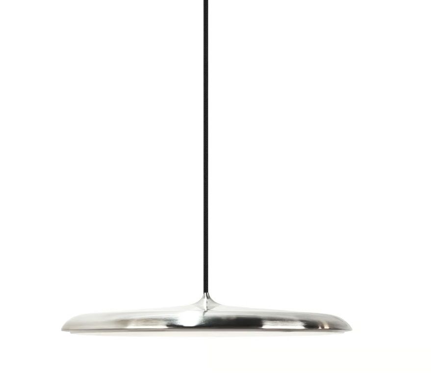 Elegancka lampa wisząca Artist 40 - DFTP - stal nierdzewna