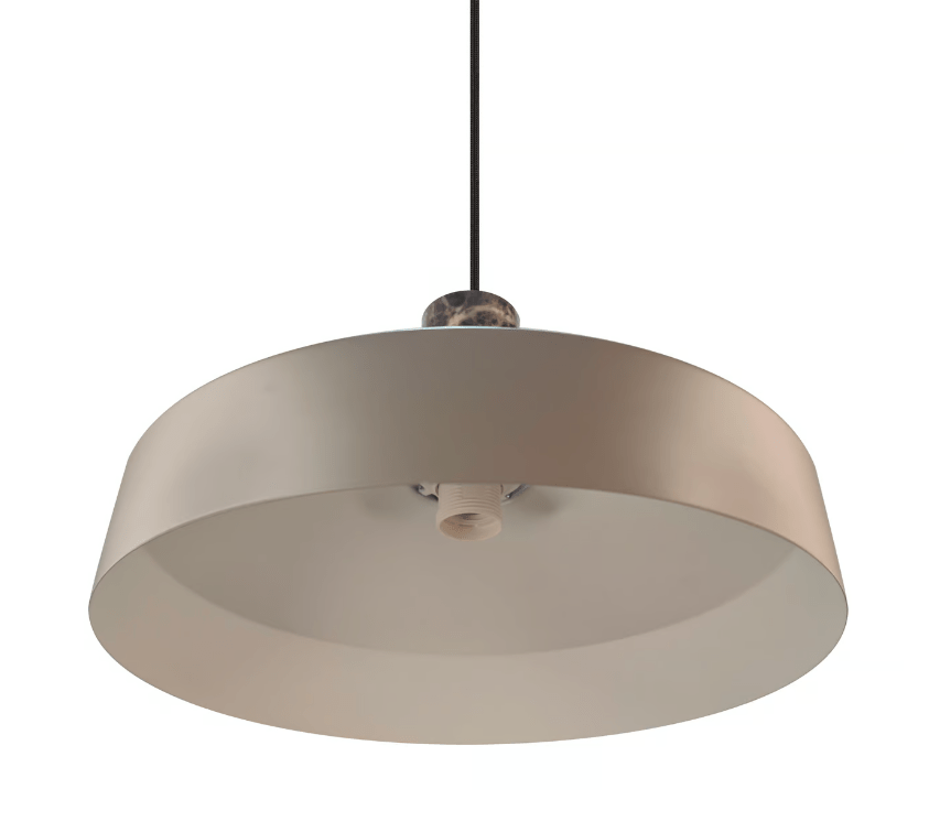 Elegancka lampa wisząca Elvas 38 - klosz