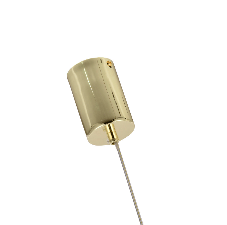 Lampa wisząca Vaku - złota podsufitka