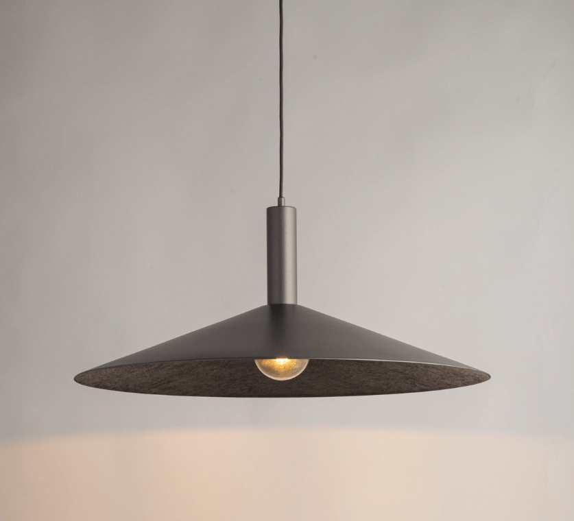 Lampa wisząca nad ławę Hoshiko 50 cm - srebrna